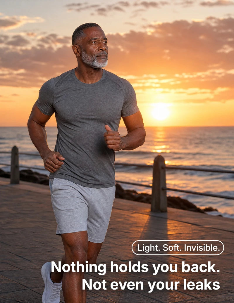 Men’s Light Absorbent Washable Incontinence Boxer