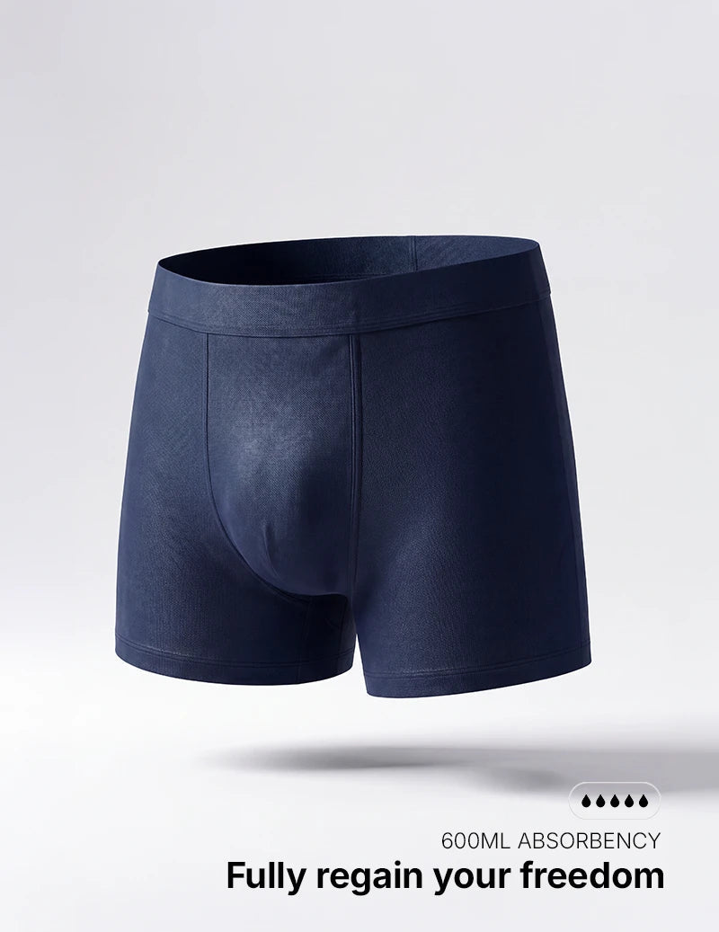 Men’s Maximum Absorbency Washable Incontinence Boxer