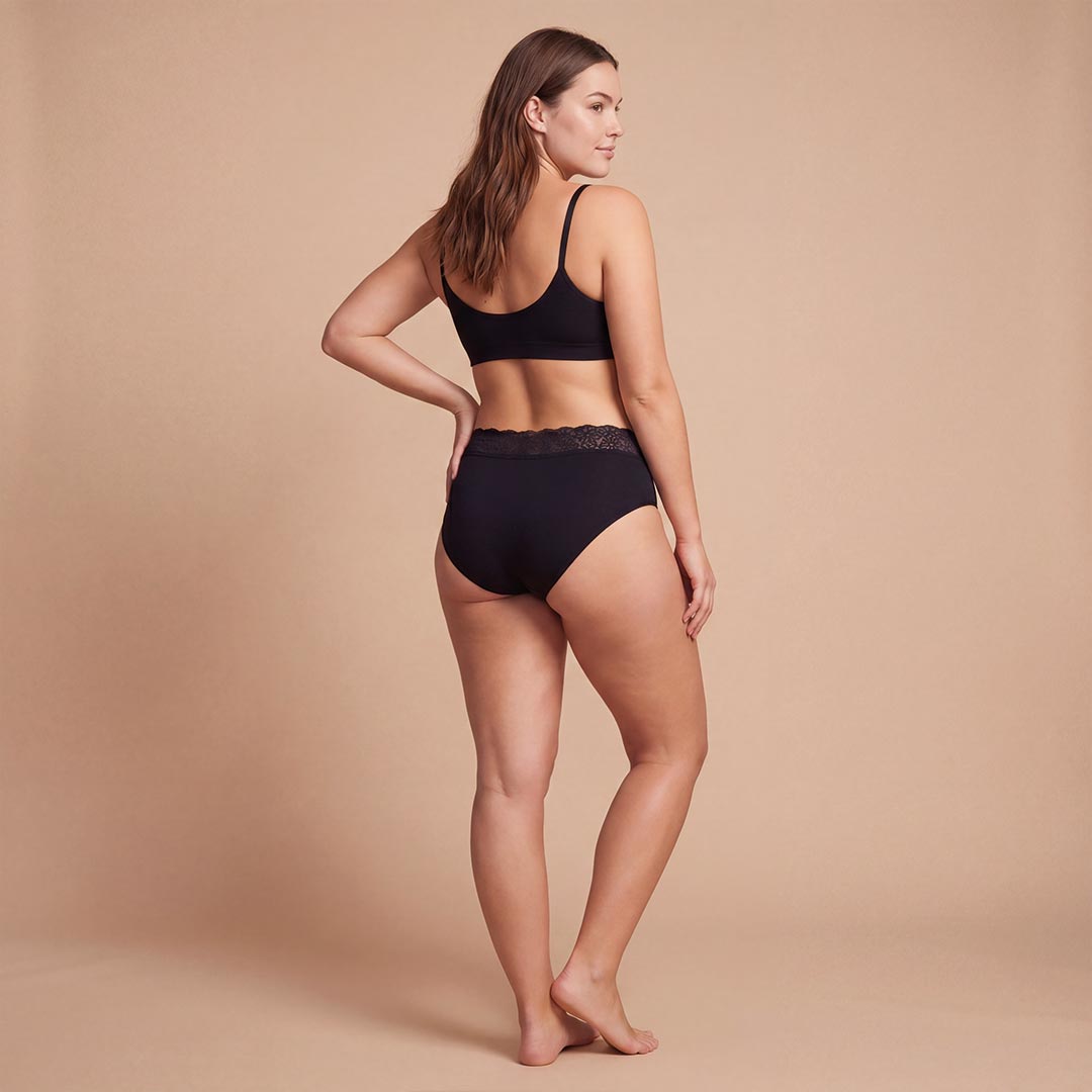 Leakproof Lace-Waist Panties