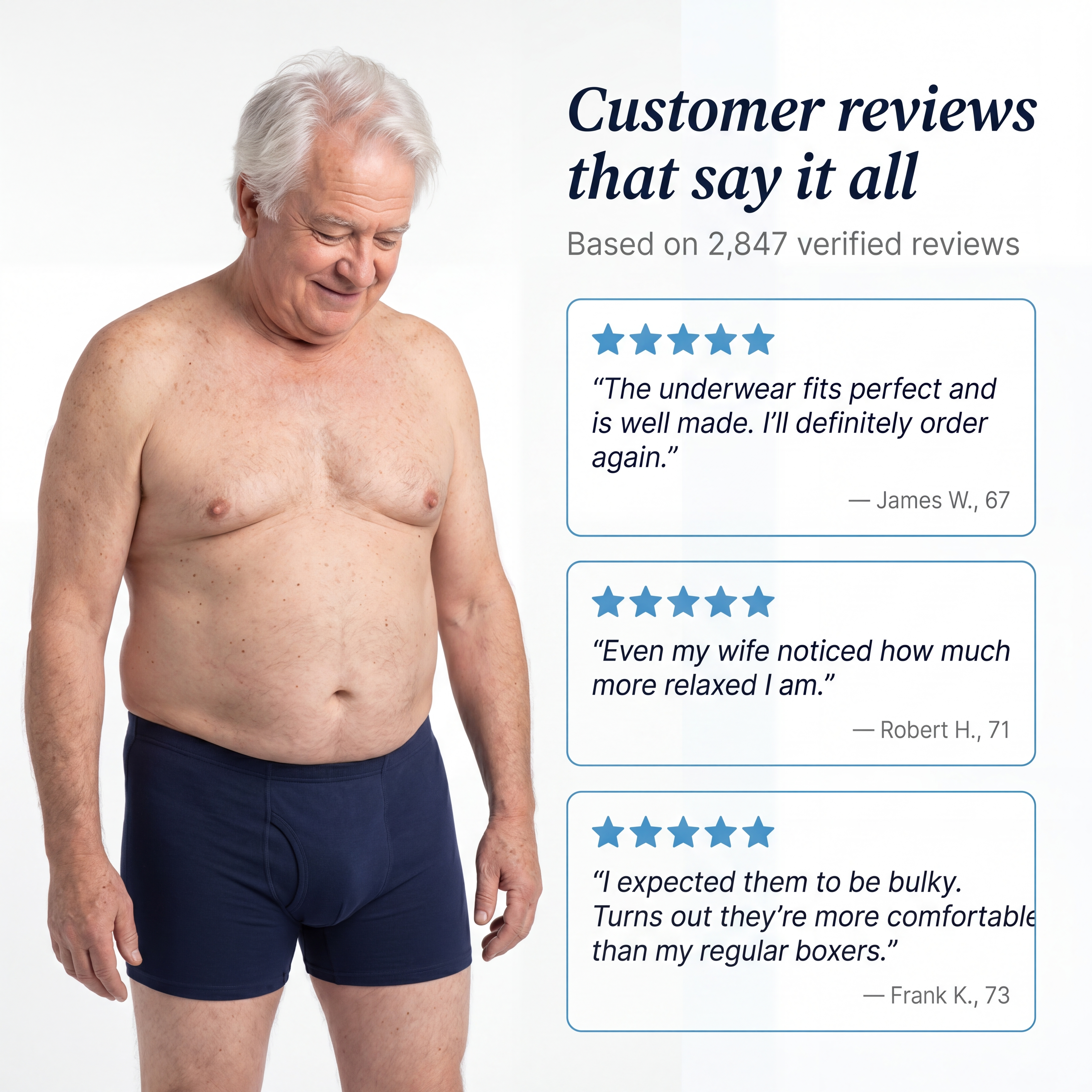 Guardian Men's Ultra-Absorbent Incontinence Boxer Briefs