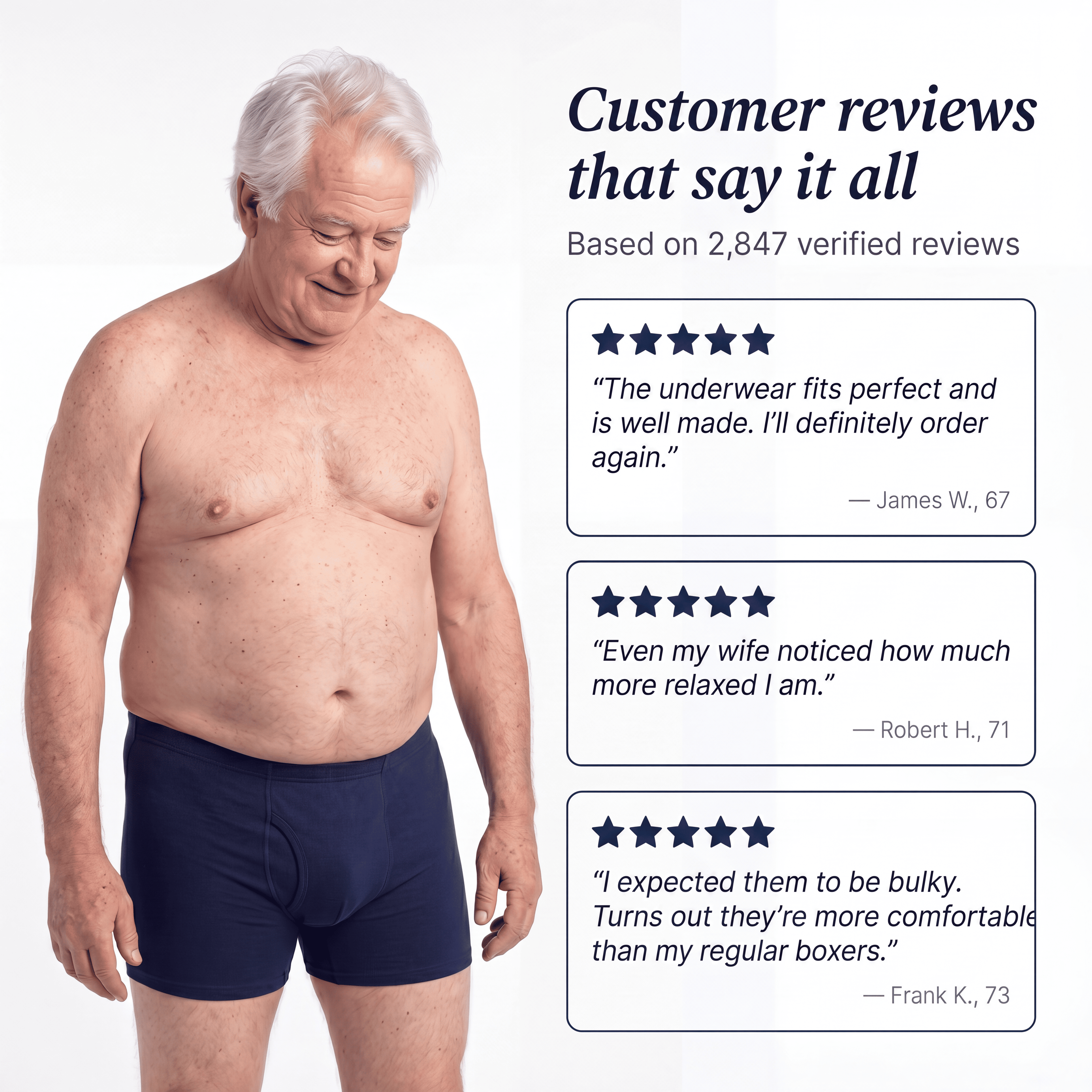 Guardian™ (1 Piece) Incontinence Boxer Briefs for Men