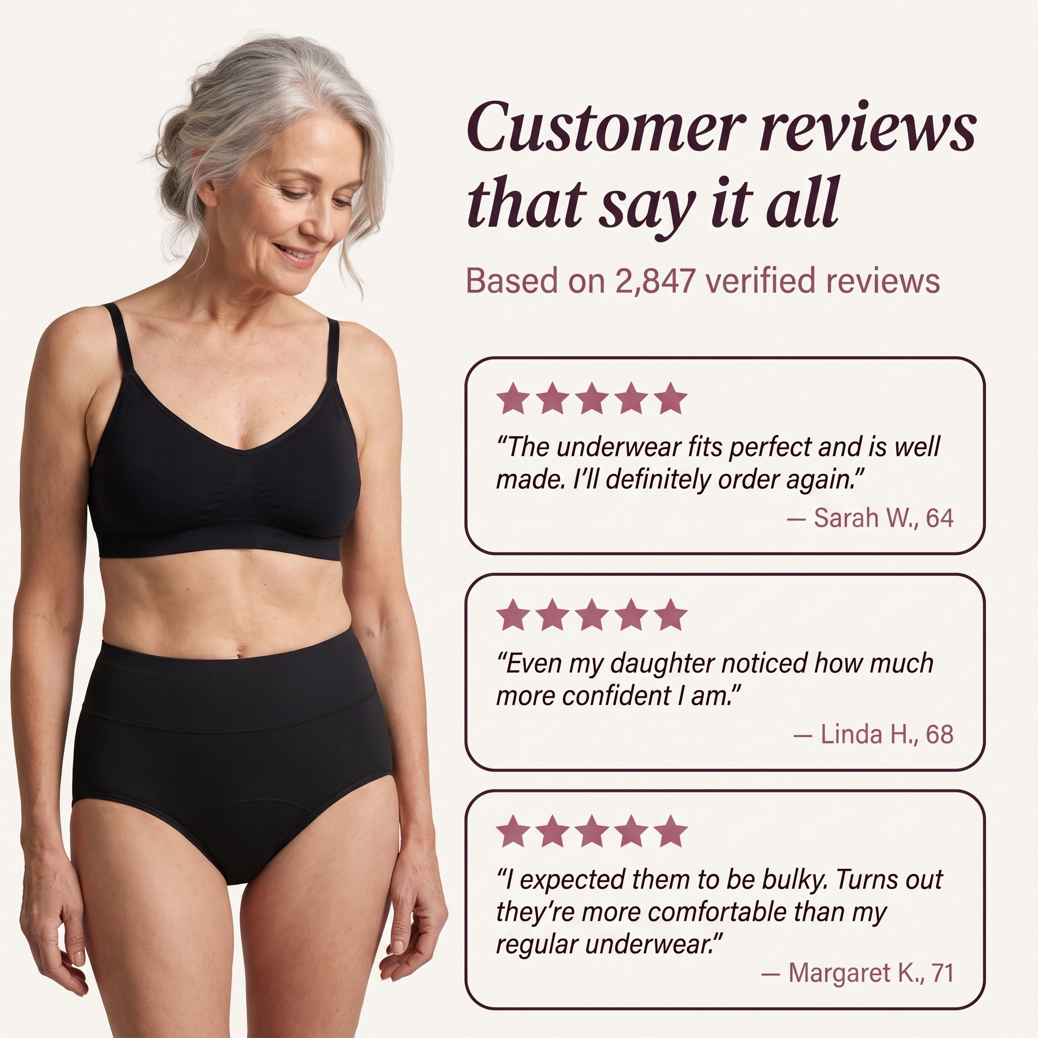 DryGuard™ (3 Pack) Leakproof High Waisted Briefs for Women