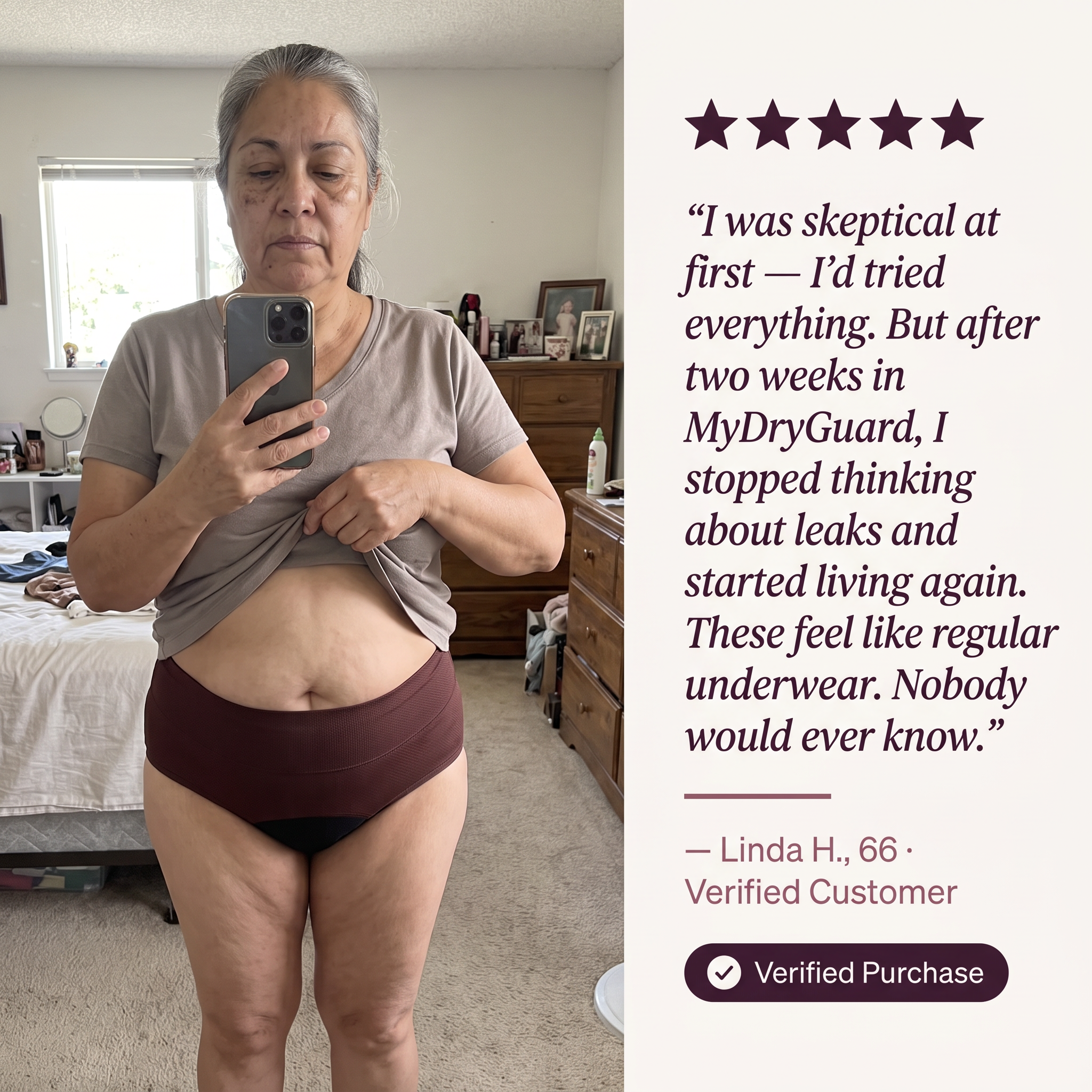 DryGuard™ (3 Pack) Leakproof High Waisted Briefs for Women