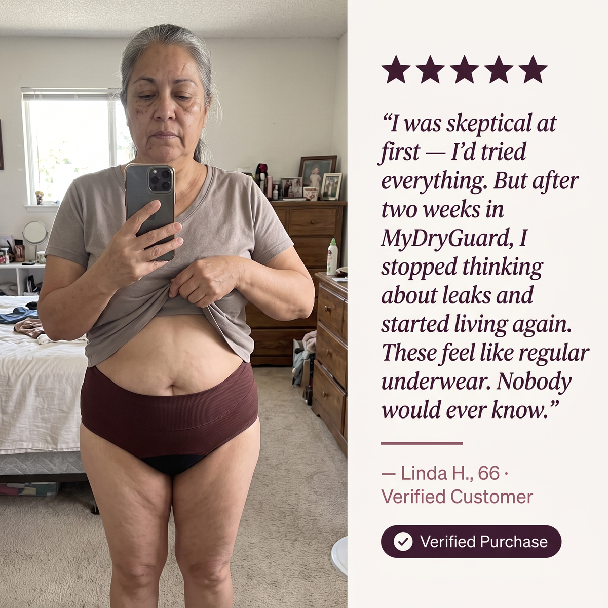DryGuard™ (1 Piece) Leakproof High Waisted Briefs for Women
